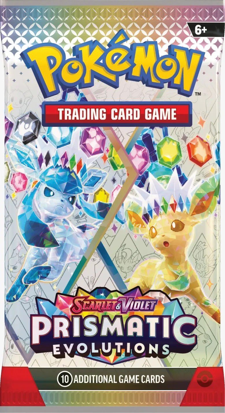 Pokemon TCG Scarlet & Violet-Prismatic Evolution Booster Pack( 10 cards )